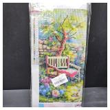 GEWOUVIN Garden Diamond Art Kits for Adults, Diamond Painting Kits for Adults Beginners, DIY Full 5D Round Drill Gem Art Kits for Gift Home Wall Decor 13.8x13.8inch