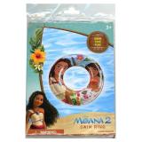 Disney Moana 2 Character Inflatable Swimming Pool Float Ring 17.5 Inches