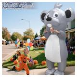 Camlinbo Inflatable Adult Halloween Costume Blow Up Rat Costume Full Body Suit for Halloween Funny Men Women Cosplay Party