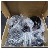 12 Pcs Large Black Disco Pumpkins Halloween Artificial Glitter Mirror Pumpkin Fall Table Sparkly Centerpiece Decor Thanksgiving Assorted Harvest Hanging Pumpkins for Autumn Farmhouse Home Decorations