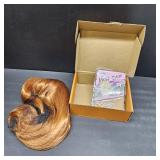 winacdkil Auburn Bob Wig With Bangs -12 Inch Natural Fashion Bob Wigs for Women, Cute Colored Synthetic Wig for Daily Party Halloween (#350)