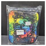 Video Game Controller Insulated Lunch Bag, Colorful Abstract Artist Painting Lunch Box for Boys Girls Kids, Portable Reusable Zipper Lunch Box for Men Women School Work Travel