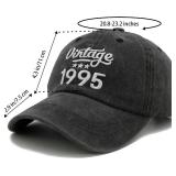 Mens 30th Birthday Gifts for Father Dad, 1 Vintage Baseball Cap and 1 Pair of Calf Socks Set