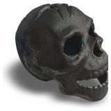 Fire Pit Skull   Metal Human Skull Fire Log for Fireplaces, Fire Pits & Campfires, Creepy Halloween Decor, Reusable Indoor & Outdoor Accessory