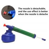 6-Piece Household Garden Duster Powder Duster diatomite applicator and Spreader Includes 2 dusters, 2 Stainless Steel Shovels and 2 Folding funnels. (Green)