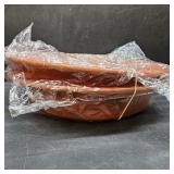 Lot of 2, Hanging Bird Bath for Outside, Hanging Bird Water Feeder for Outdoor, Birdbath Bowl, Birdbaths for Outdoors Balcony Window Backyard Garden, Small Large Wild Birdfeeder Tray (12", Terracotta)