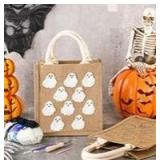 Sunnymove Christmas Candy Cane Punch Needle Kit for Beginners, Complete Punch Tote Bag Set with Pattern and Tool, DIY Embroidery Starter Kit, Easy Festival Craft Gifts and Decoration 9 x 9.8 inch