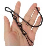 Lot of 3, Heybe 10 Pcs Heavy Duty Hanging Chains for Bird Feeders, Black Chains with Clip for Hummingbird Feeders, Planters, Lanterns and Ornaments