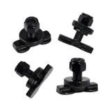 ANLULOAD L Track Double Lug Threaded Bolt Double Stud Fitting,5,500 Lbs Break Strength(10 Pcs) Used with L Track Rail.