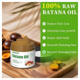 Lot of 2, Batana Oil for Hair Growth, 100% Raw Batana Oil Dr Sebi Organic, Unrefined Sourced from Honduras, Batana Hair Mask Hair Growth Prevent Hair Loss for Men & Women. BB 4/30/28