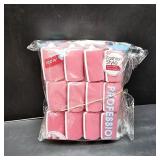 Lot of 2, Lurrose Sponge Roller Hair Curlers 24Pcs Foam Hair Styling Tool Lightweight Durable Curling Stick for Easy Self Styling and Overnight Curls