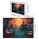 Happy Street Fun Jigsaw Puzzles for Adults and Teenagers, Christmas Secret Santa Gift, White Elephant Gifts, Number Partitioned for Easy Solving 500 Piece