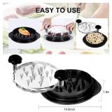 Vitoler Pro Chicken Shredder Tool, 10 8 Chicken Breast Shredder Tool Twist,Chicken Grinder withTransparent Lid,Ergonomic Handle,Non-Slip,Meat Shredder for Shredding Chicken Breast, Pork and Beef