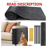 Super Sticky  Cat Scratch Furniture Protector Self Adhesive Scratching Mat Couch Protector from Cat Claws Furniture Protectors from Scratching Pad Carpet Anti Cat Scratcher Deterren Sticky Wall Mat. C