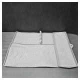 Outdoor Grill Mat - Grill Mat Spatula Holder Outdoor - Silicone Protector Utensils Holder | Grill BBQ Caddy Utensils Holder | Easy to Clean Grilling Accessories for Counter Kitchen Cooking. Color Gray