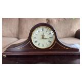 1992 Bombay Battery Operated Wood Mantle Clock