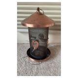 Copper Top Bird Feeder with Mesh Body