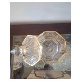 Imperial Glass Octagonal Candy Dish