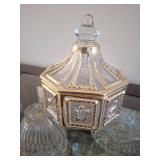 Imperial Glass Octagonal Candy Dish