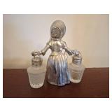 HTF Silver Plated Figural Salt and Pepper Shaker Set