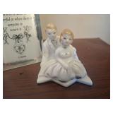 Vintage A Nat Sup Co Original Bride and Groom Figurine 2.5\" Cake Topper Japan