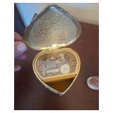 Music Box and Dancing Figurines Occupied Japan