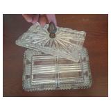 Cigarette Box with Bronze Finial