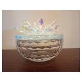 Crystal Lotus Flower Trinket Box