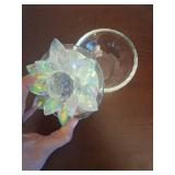 Crystal Lotus Flower Trinket Box