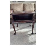 (2) Queen Anne Style Side Tables (approximately 26 inches tall, 20 inches deep and 23 inches wide)