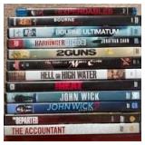 Action Movie DVD/Blu Ray Collection - 12 Films