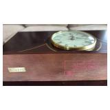 1992 Bombay Battery Operated Wood Mantle Clock