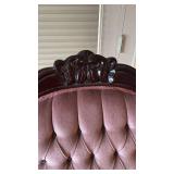 Victorian Style Tufted Rocking Chair