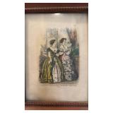 Half Circle Display Table With Charming Decor Table AND Contents Shown!