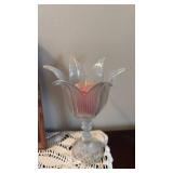 Half Circle Display Table With Charming Decor Table AND Contents Shown!