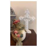 Decorative Home Accents - Lantern, Cross & Frog Prince