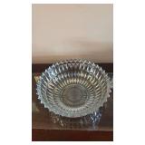 Windsor Diamond Serving Bowl by Jeannette Glass
