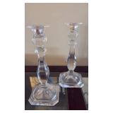 Crystal and Glass Candlesticks and Votive Holders