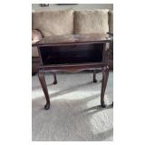 (2) Queen Anne Style Side Tables (approximately 26 inches tall, 20 inches deep and 23 inches wide)