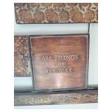 Metal Wall Decor 22 Inch Square
