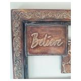 Metal Wall Decor 22 Inch Square