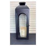 Sturdy Candle Lantern (approximately 19 inches tall)