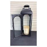 Sturdy Candle Lantern (approximately 19 inches tall)