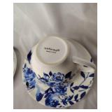 4 Sets of Porcelain Teacups and Saucers