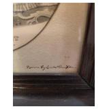 Framed Victorian Fashion Prints 10Ã13s