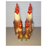 Ceramic Oil/Vinegar, Salt/Pepper Shakers Set