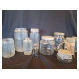 Hoosier, Mason,  Glass Canning Jar Collection