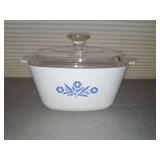 Corning Ware Blue Cornflower Casserole Dish