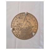 Brass Hourglass Timer with Decorative Base