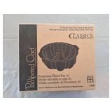 NEW Pampered Chef Classics Collection Stoneware Fluted Pan 1440